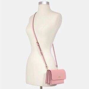 Coach Light Pink Quilted Wallet